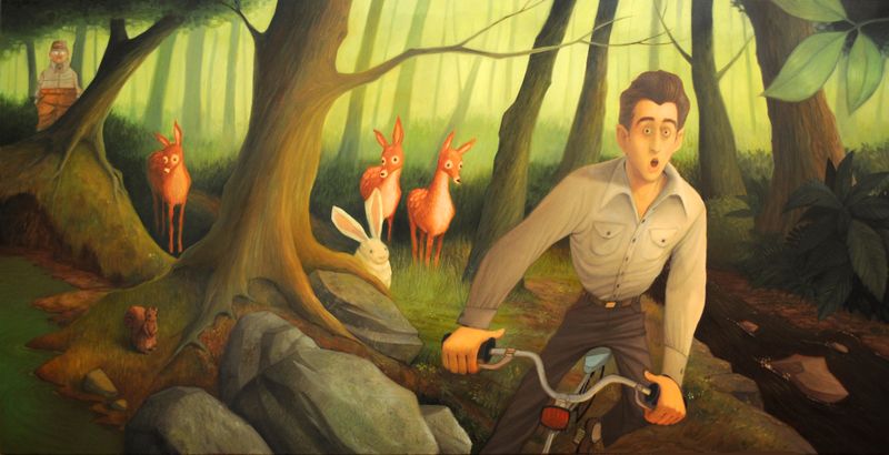 À bicyclette