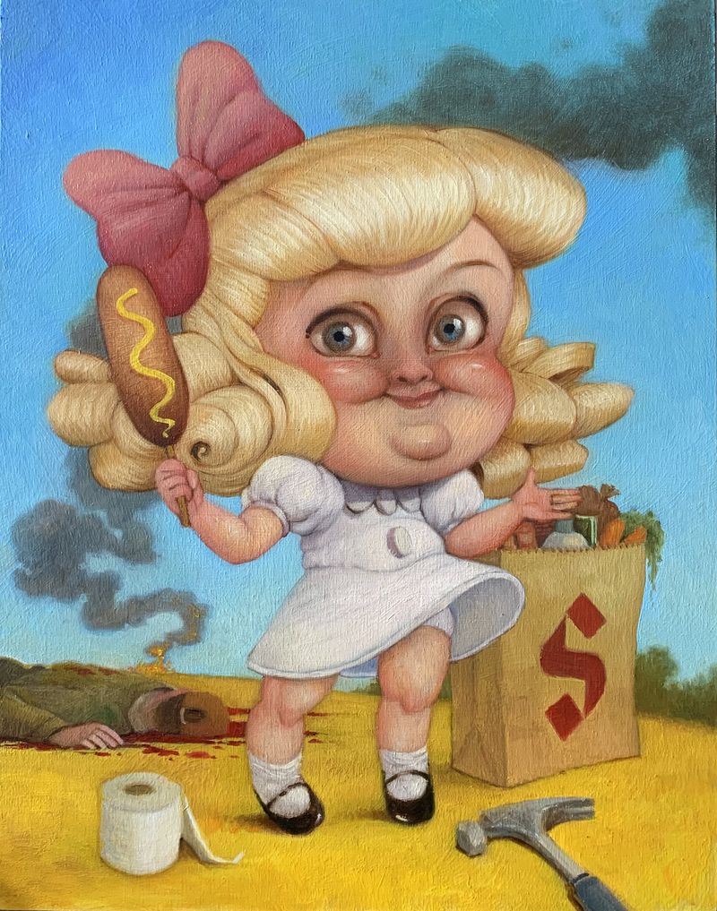 Petite fille au pogo